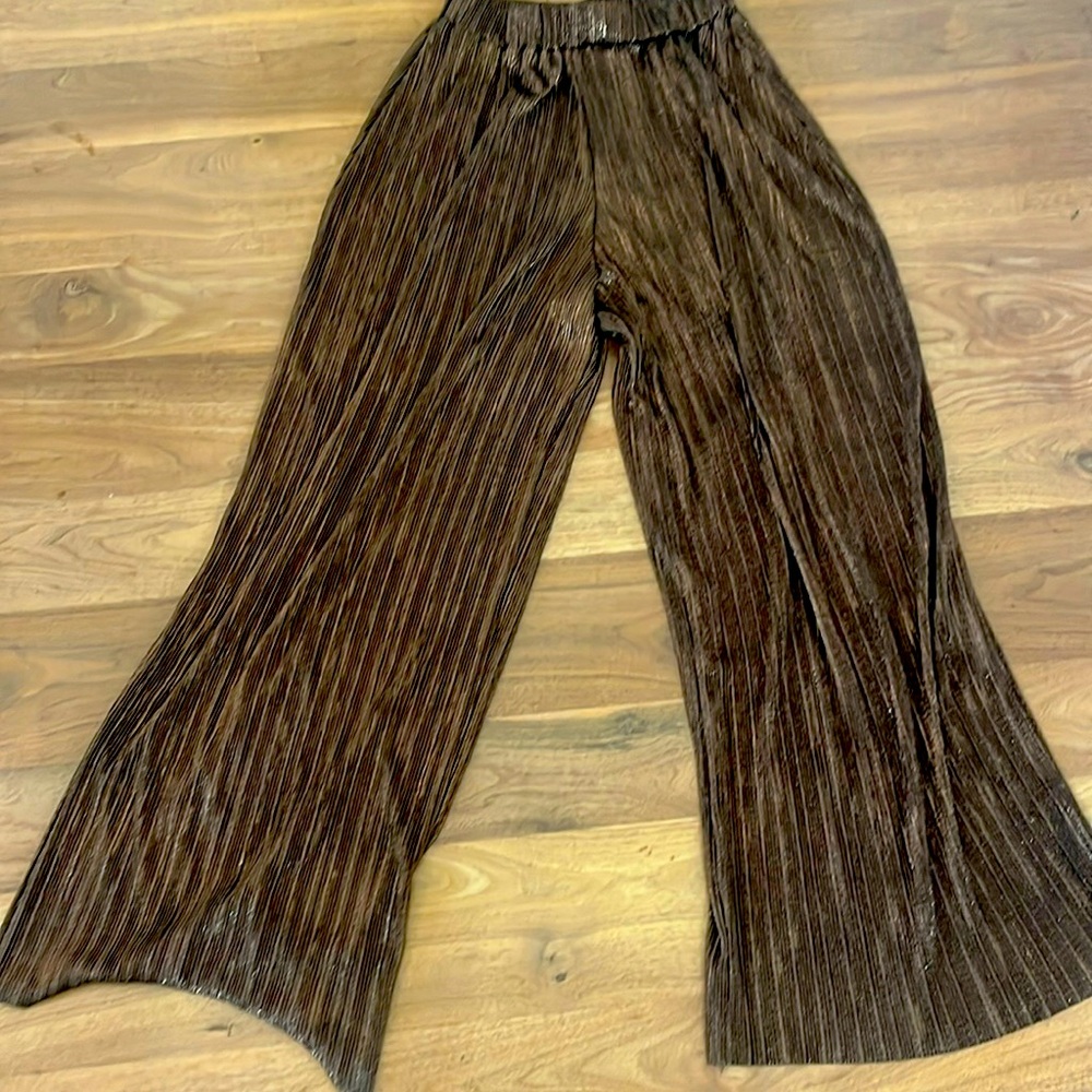 Beautiful gold Palazzo pants